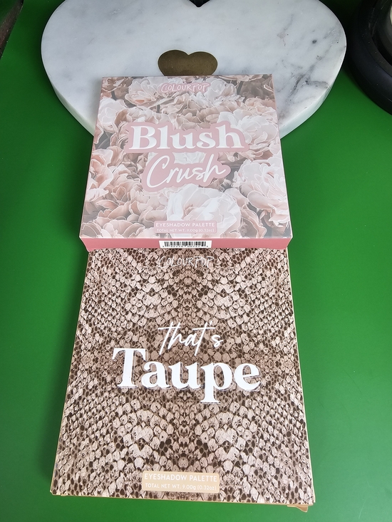 Colourpop Other - ColourPop Blush Crush & That's Taupe Eyeshadow Palette Duo - Pink & Taupe